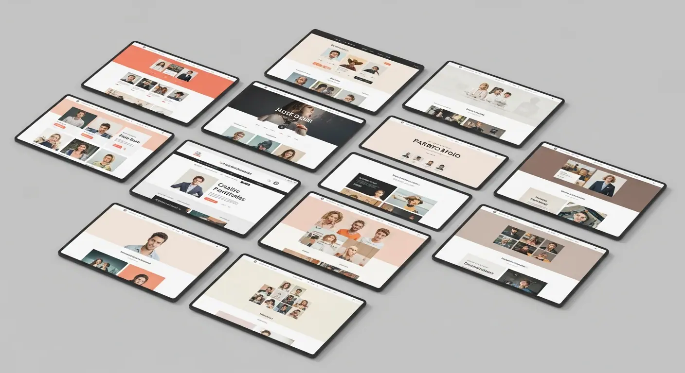 Galerie de templates prêts à l'emploi classés par secteur