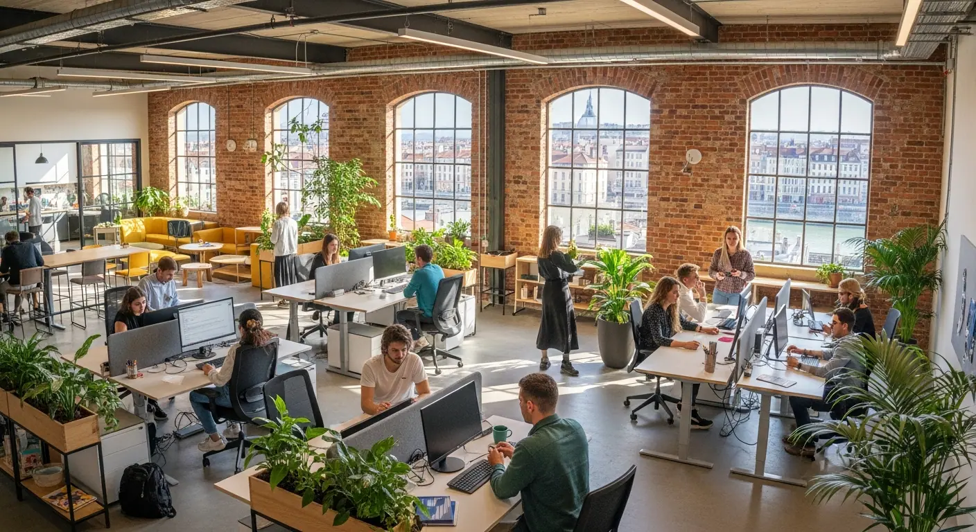 Bureau principal de l'équipe à Lyon