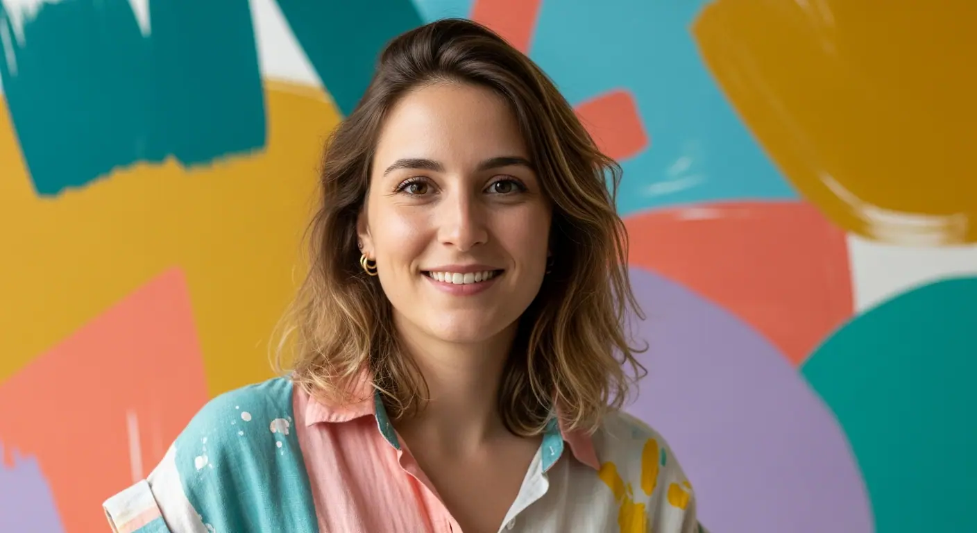 Portrait de Léa Rousseau, graphiste freelance