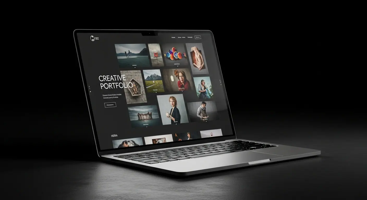 Template de portfolio créatif pour designer ou photographe